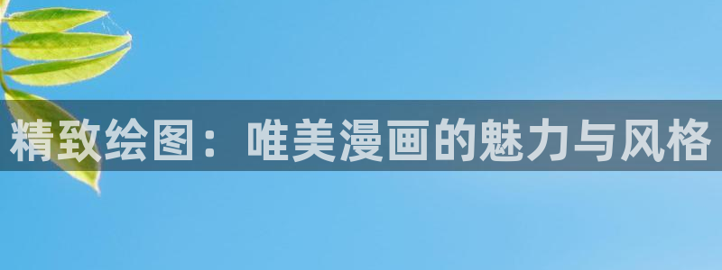 成人嘿嘿羞羞漫画小说：精致绘图：唯美漫画的魅力与风格